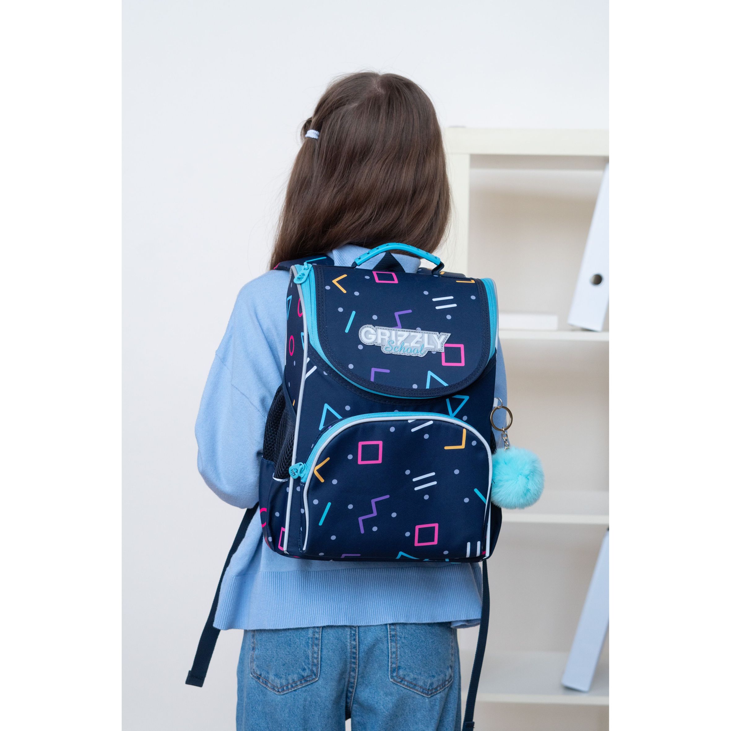 RAm-284-10 Рюкзак школьный с мешком