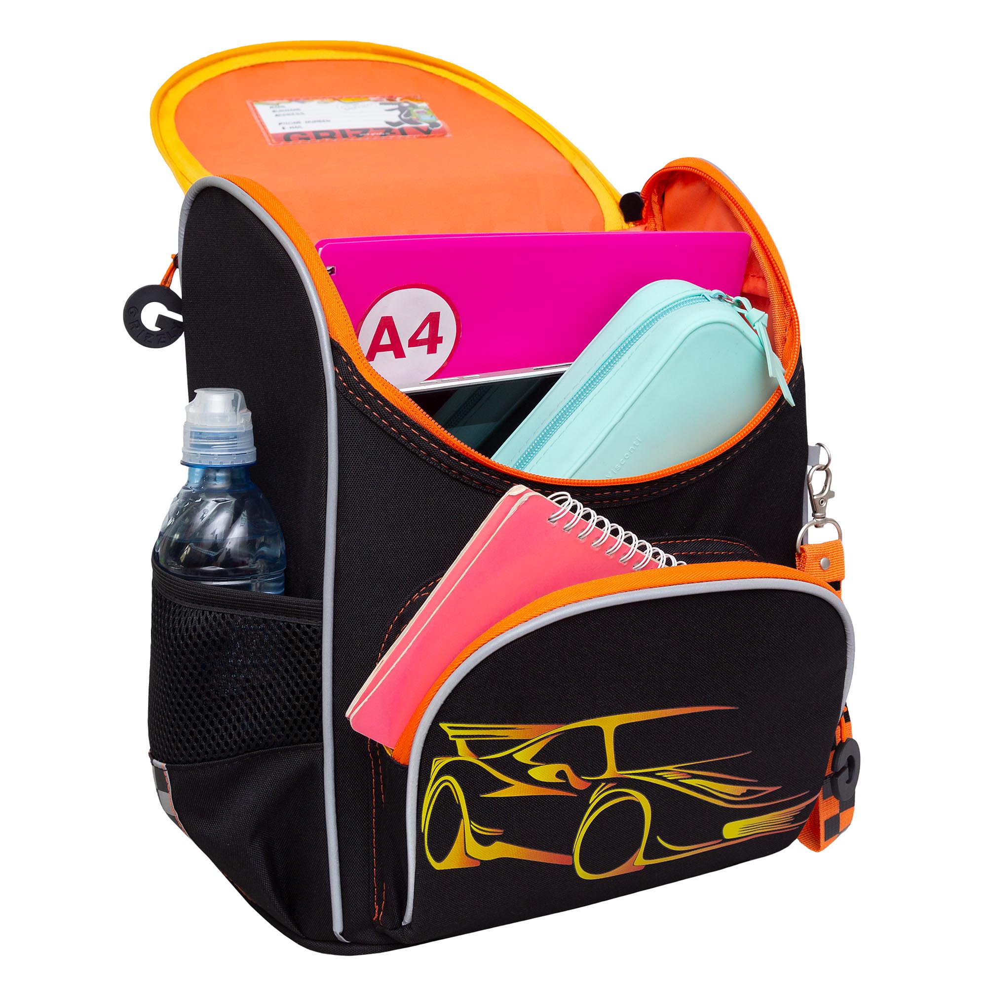 RAm-385-5 Рюкзак школьный с мешком
