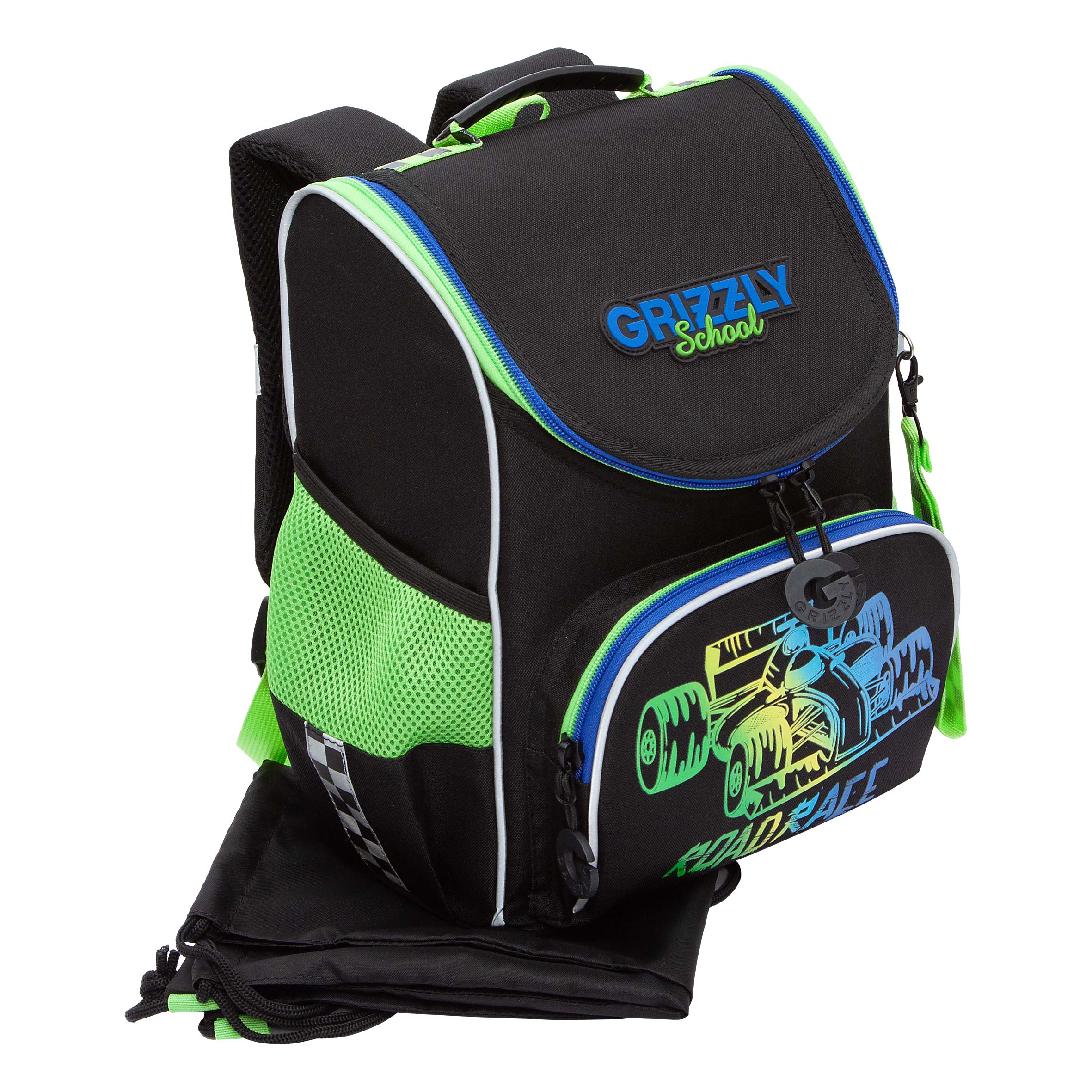 RAm-485-2 Рюкзак школьный с мешком