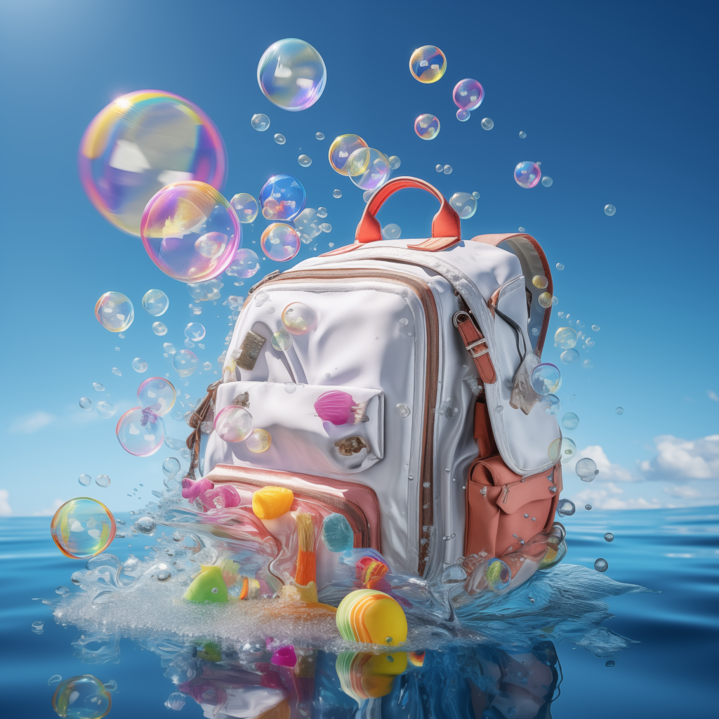 ekaterinasverdlova_A_white_backpack_lies_in_the_water._There_is_145d6c76-fd12-48fa-94ff-dcb7a1e72c36.png