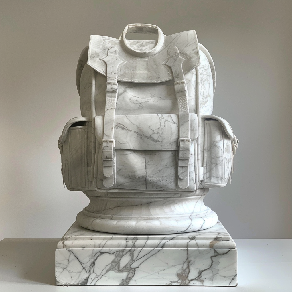 ekaterinasverdlova_A_marble_backpack_statue_stands_on_a_marble__752ffd6d-f206-4f4c-9d36-31d666cc832b.png
